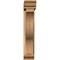Ekena Millwork Funston Traditional Rough Sawn Bracket w/ Offset Brace, Western Red Cedar, 6"W x 24"D x 32"H BKT0604X24X32FST01RWR - alternate 2